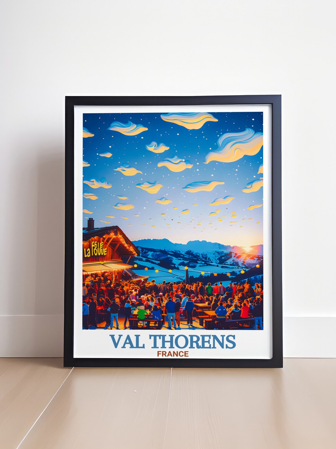 Val Thorens La Folie Douce Apres Ski Sunset Party France Poster - Image 4