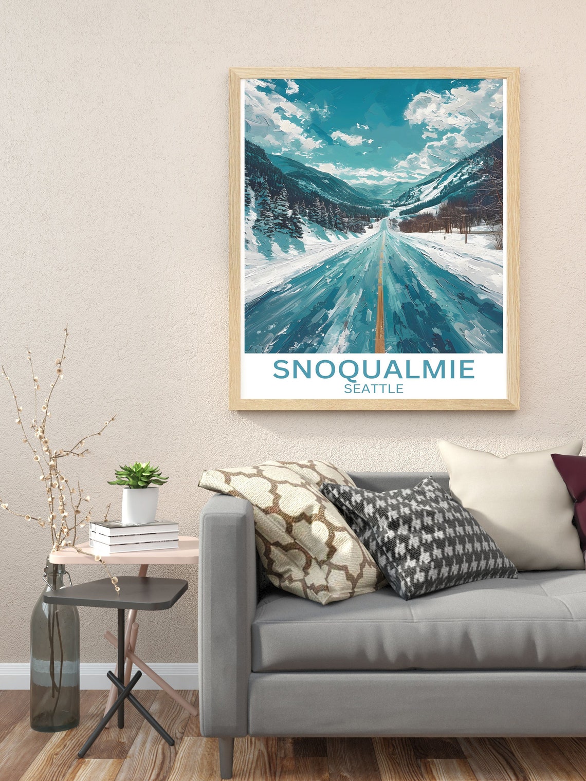 Summit Snoqualmie Ski Prints Capturing Washingtons Premier Winter Landscape Summit Snoqualmie Print Series - Image 2