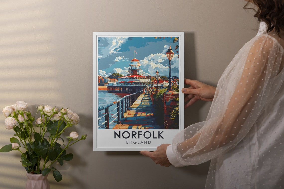 Norfolk England Cromer Pier Victorian Pavilion Promenade Poster - Image 2