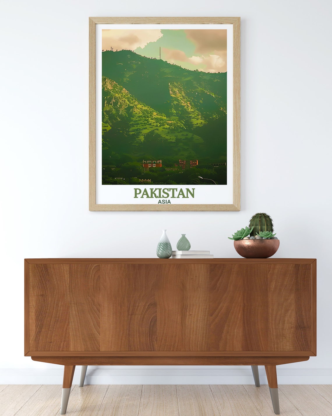 Pakistan Travel Poster Margalla Hills And Pakistan Artworks Pakistan Posters And Margalla Hills Decor Pakistan Art Prints - Image 2