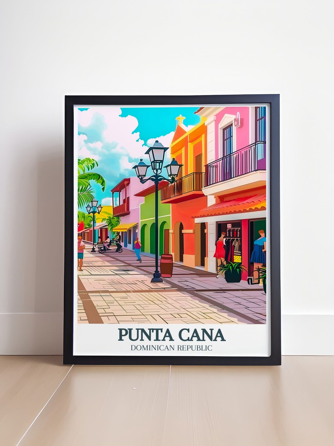 Punta Cana Avenida Espaa And Downtown Travel Poster - Image 4
