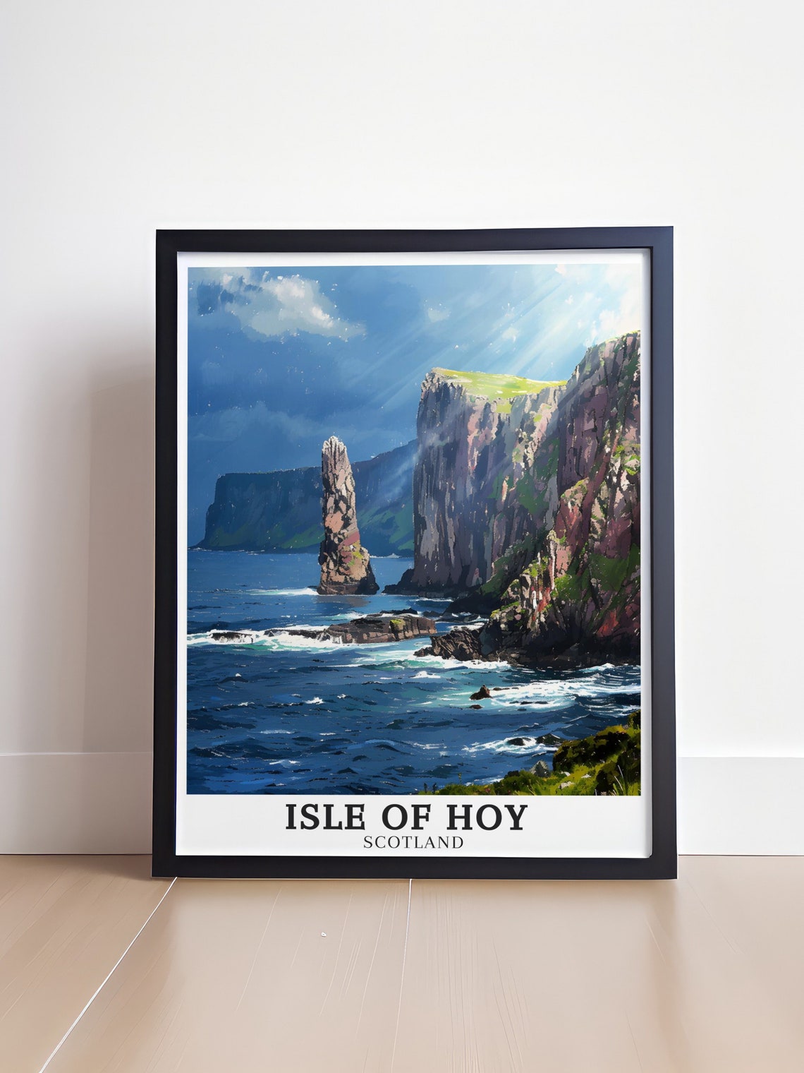 Isle Of Hoy Wall Art Old Man Of Hoy St Johns Poster Old Man Of Hoy St Johns Decor Old Man Of Hoy St Johns Gift Isle Of Hoy Gift - Image 4