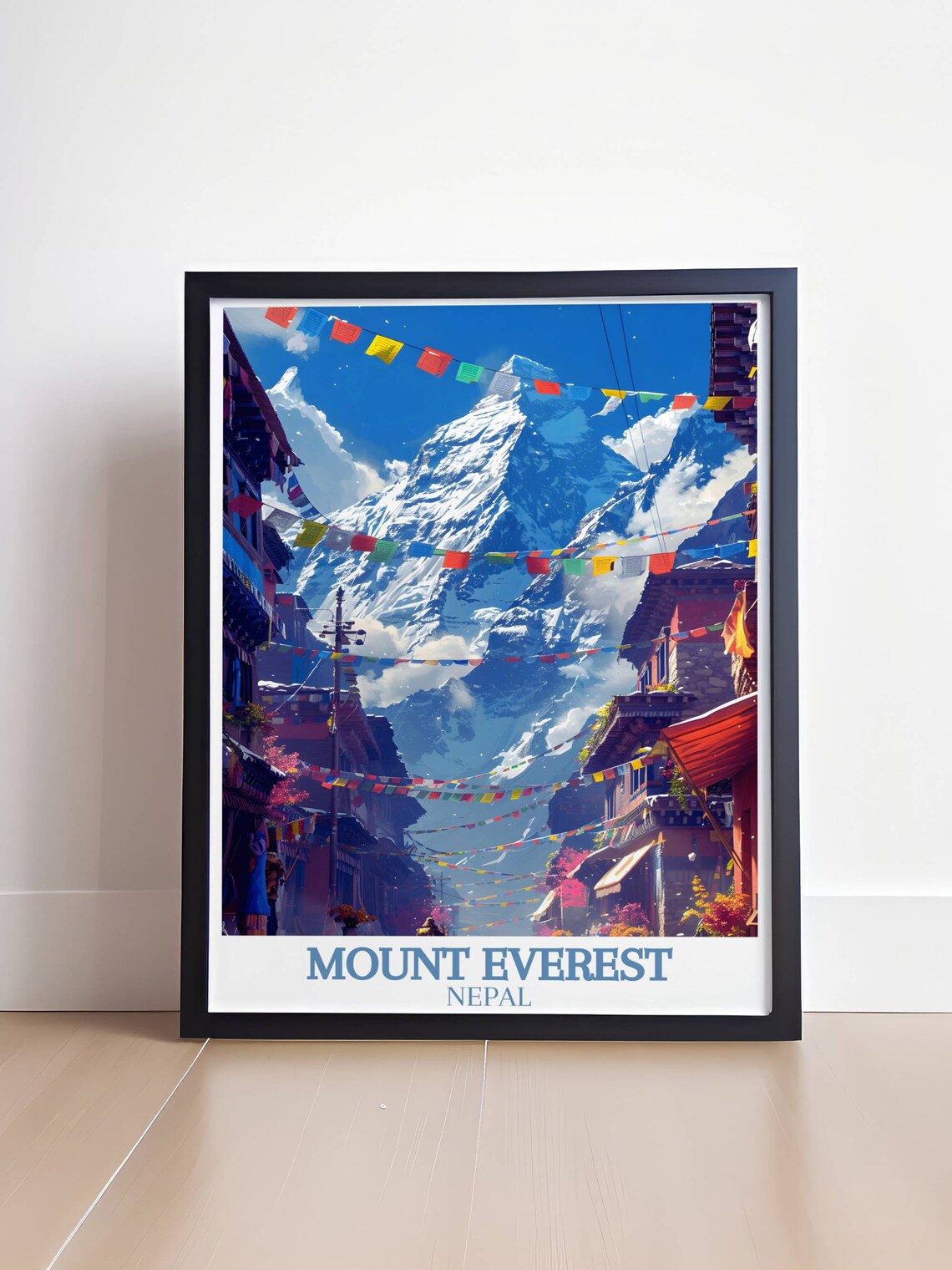 Mount Everest Art Print, Everest Base Camp Collection - Image 4