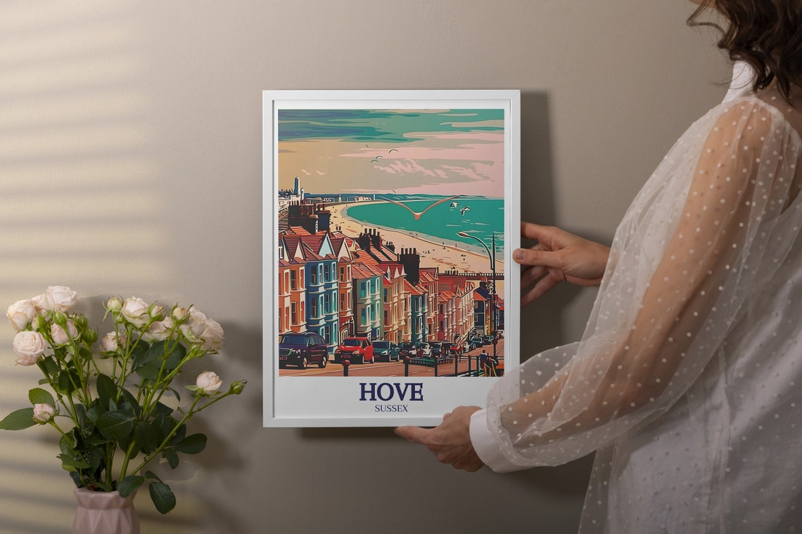 Hove Art Collection George Street Art English Channel Print George Street Wall Art Hove Travel Print - Image 2
