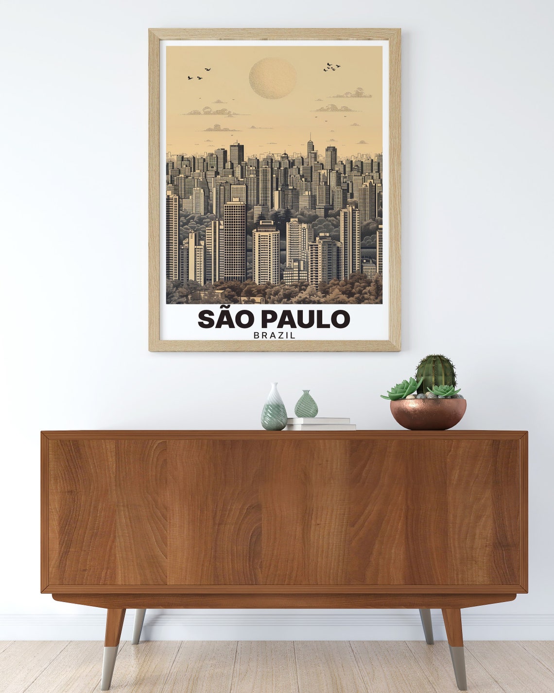 Sao Paulo Art Sao Paulo Cityscape Posters Sao Paulo Cityscape Prints And Gifts Sao Paulo Cityscape Decor Brazil Decor And Gifts - Image 3