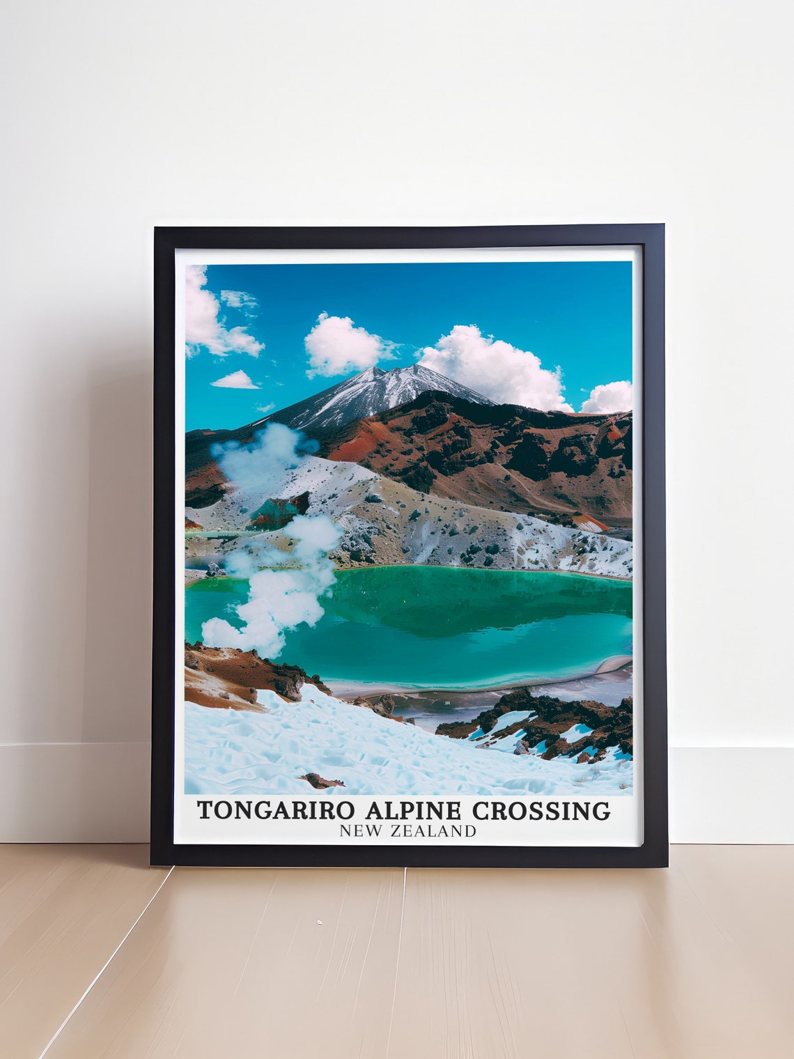 Tongariro Alpine Crossing Emerald Lakes Volcano New Zealand Poster - Image 4