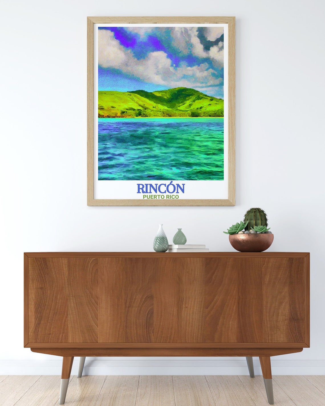 Rincn Travel Posters Desecheo Island Art Collection Puerto Rico Scenic Prints Desecheo Island Wonders Puerto Rico Travel Art - Image 2