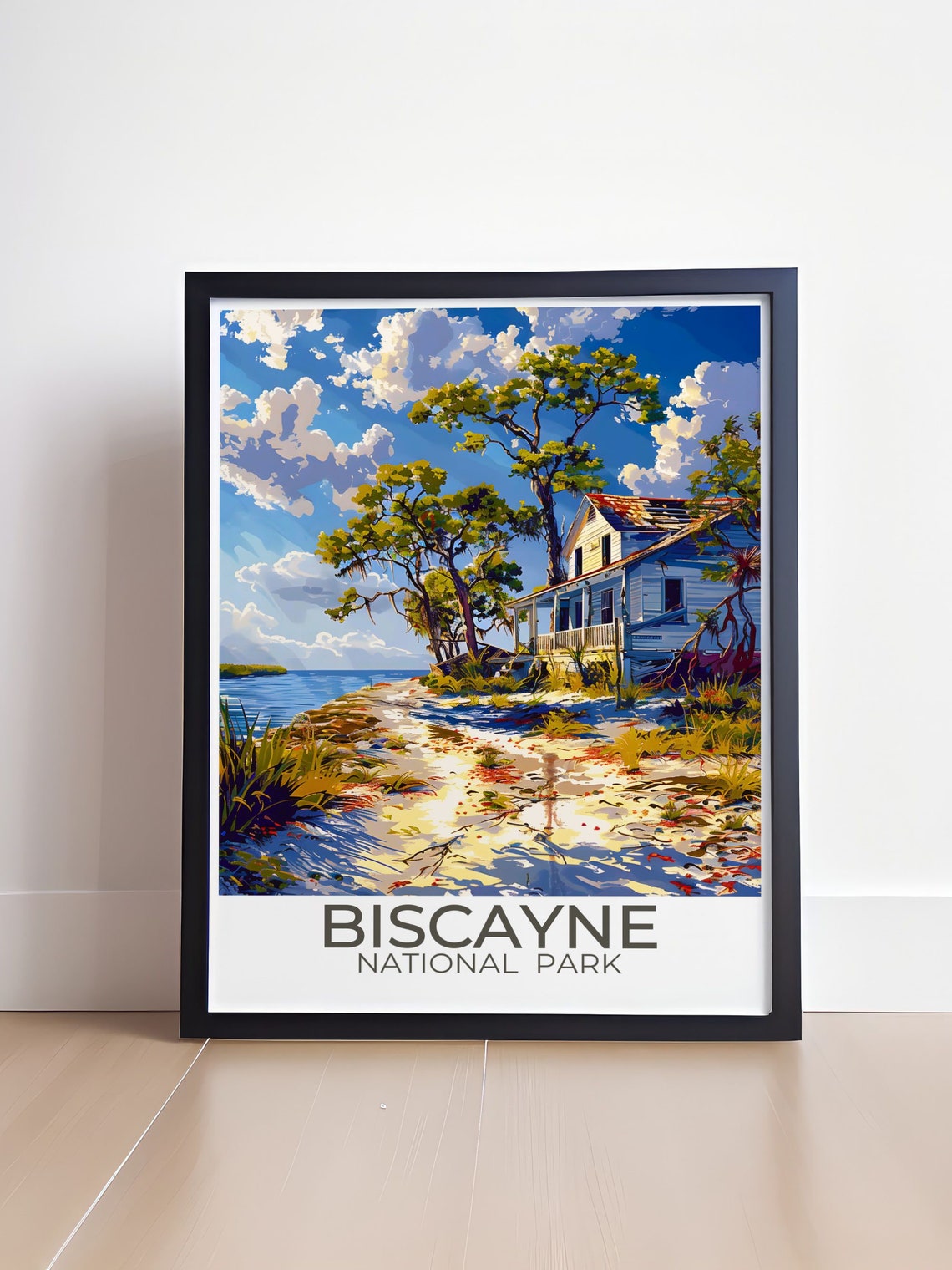 Biscayne National Park Historic Shore House By The Sea Poster - Image 4