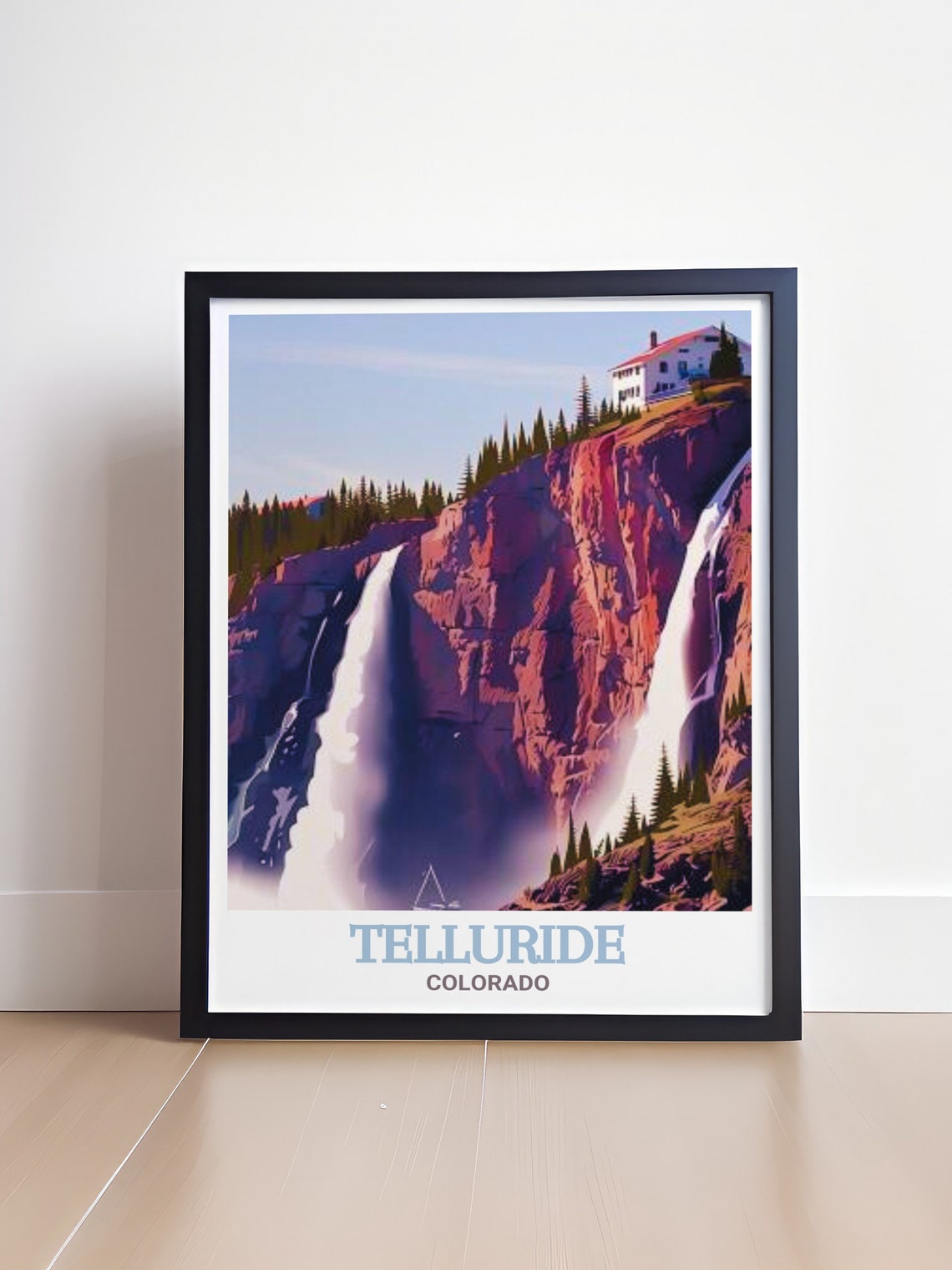 Telluride Colorado Bridal Veil Falls Mountain Waterfall Poster - Image 4