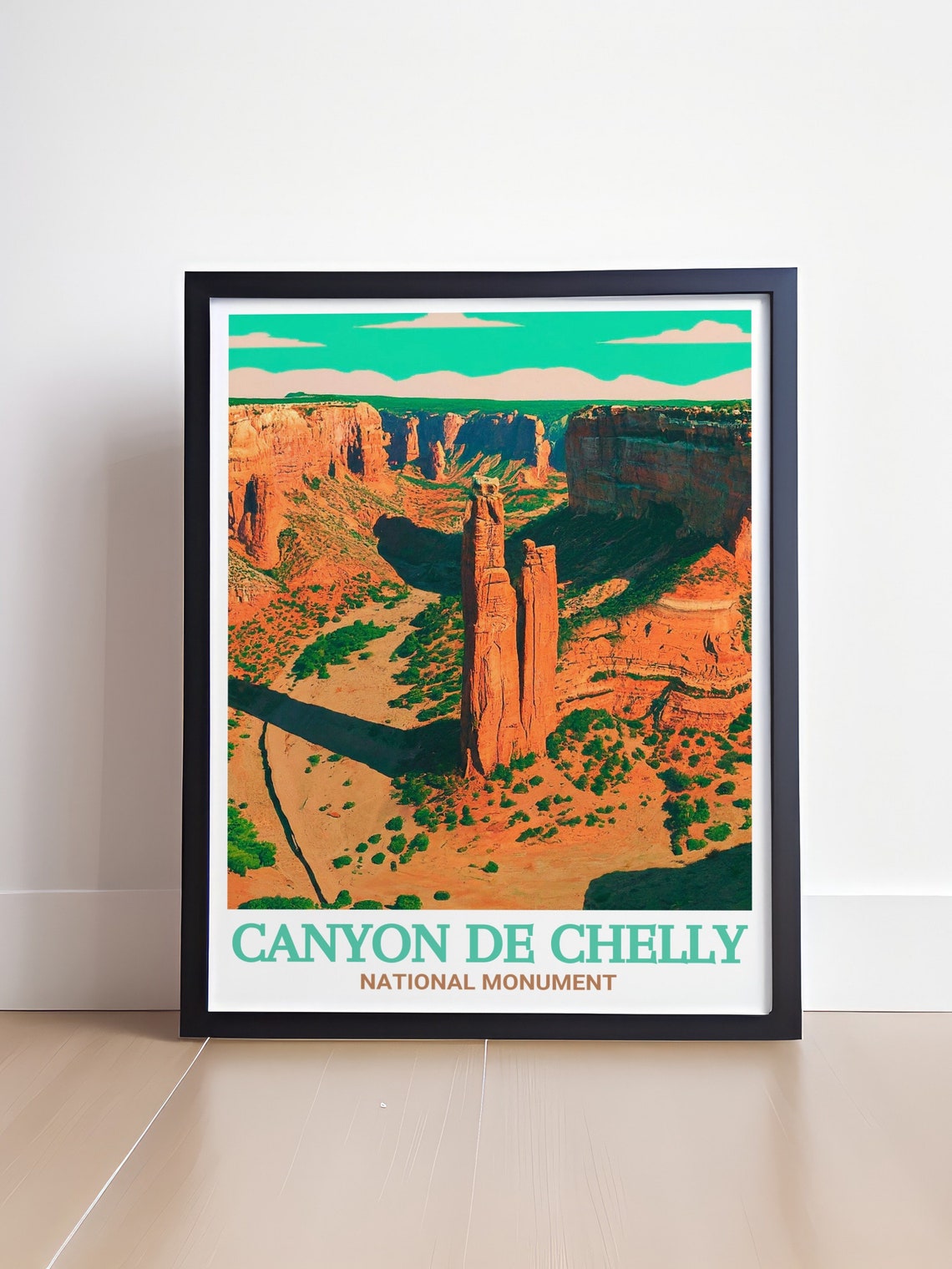 Canyon De Chelly Spider Rock Spire Desert View Travel Poster - Image 4