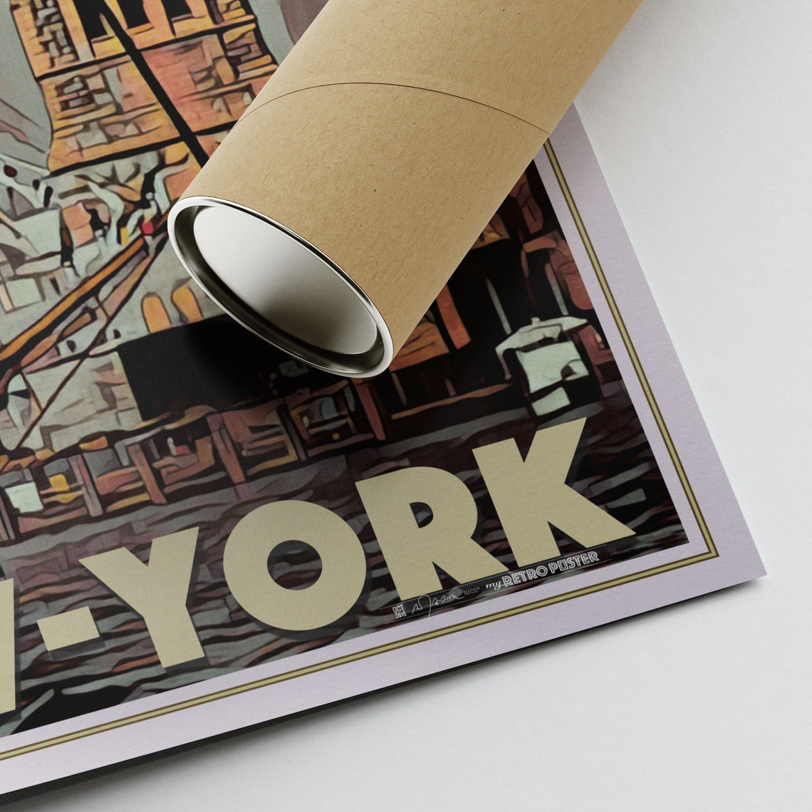New York Poster Ellis Island Fregate By Alecse 300ex New York Print Statue Of Liberty Poster Us Travel Poster New York Travel Wall - Image 2