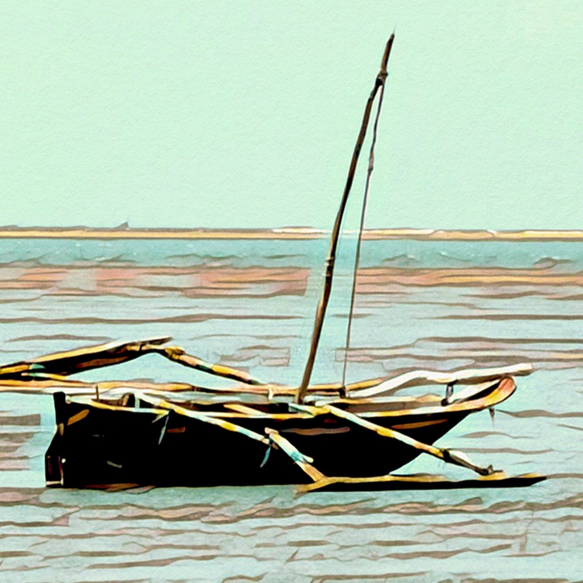 Kenya Poster Lamu Fishing Boat By Alecse Limited Edition Kenya Print Lamu Poster Kenya Travel Poster Lamu Print Africa Travel Wall - Image 4