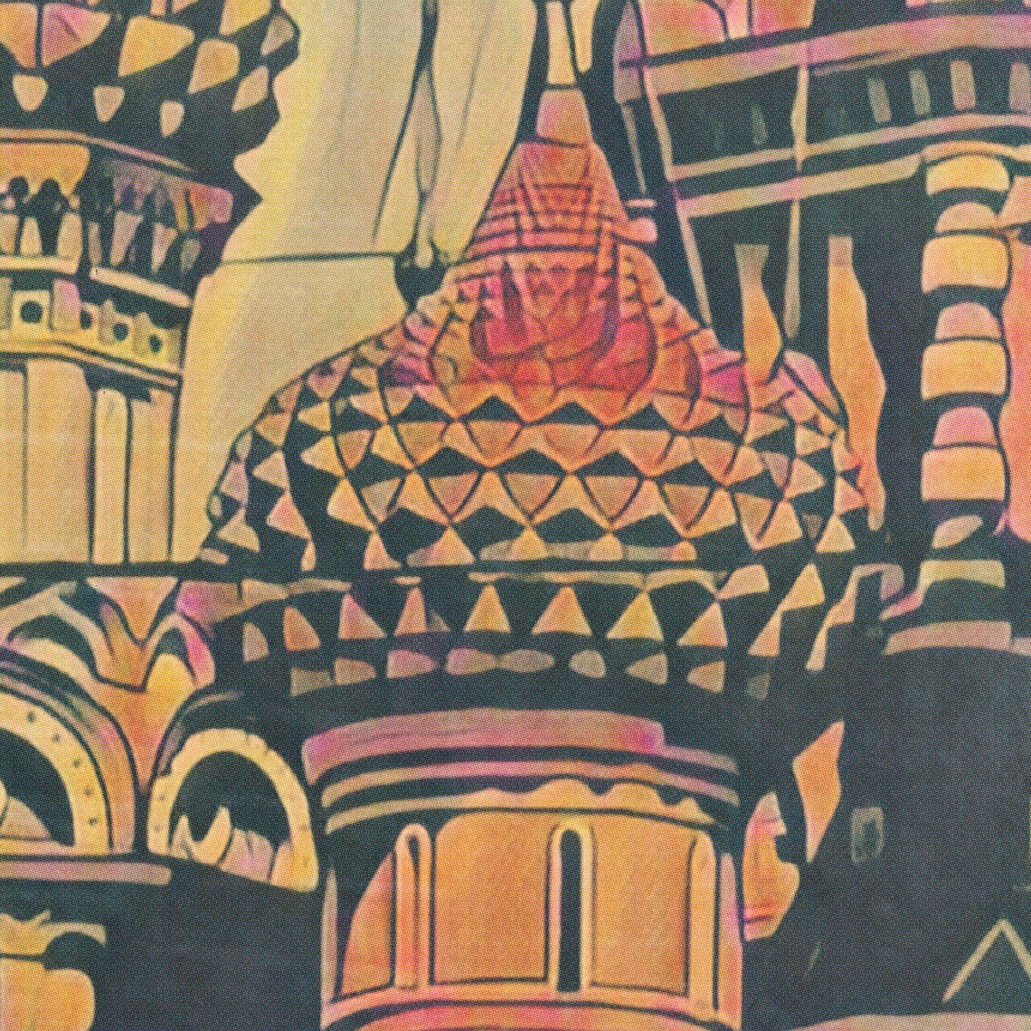 St Basil Cathedral Onion Domes Moscow Russia Vintage Travel Poster - Image 4