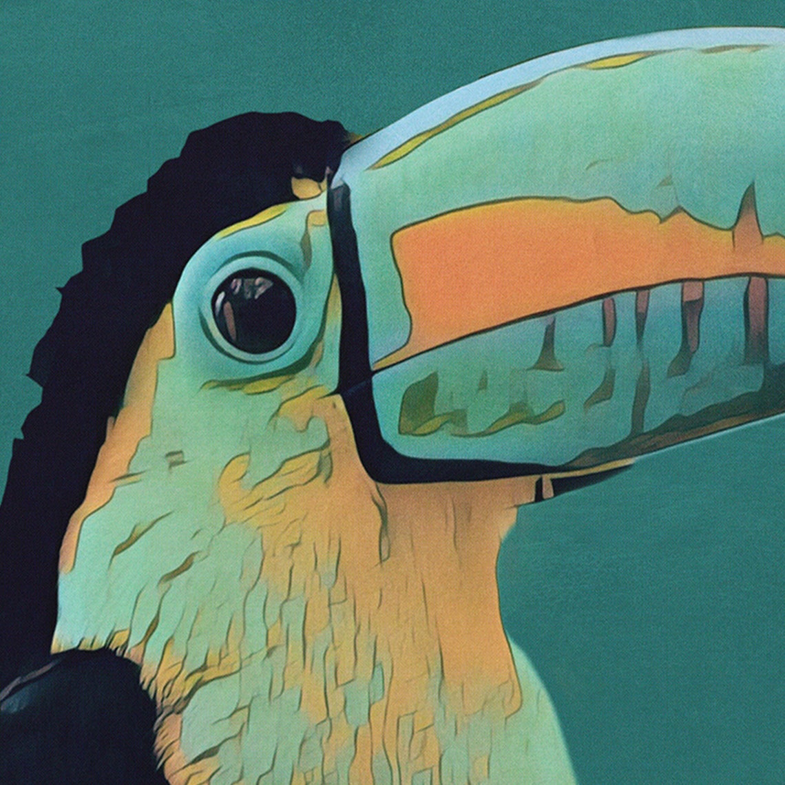 Costa Rica Poster Pura Vida Toucan By Alecse 300ex Kids Room Poster Costa Rica Travel Poster Costa Rica Print Pura Vida Print - Image 4