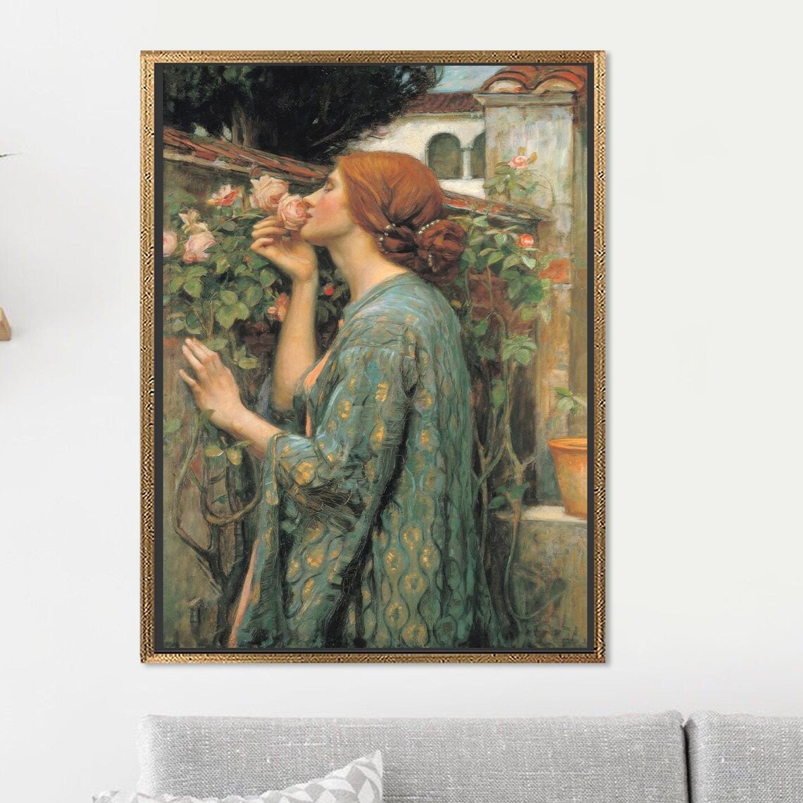 John William Waterhouse The Soul of the Rose 1908 Art Poster