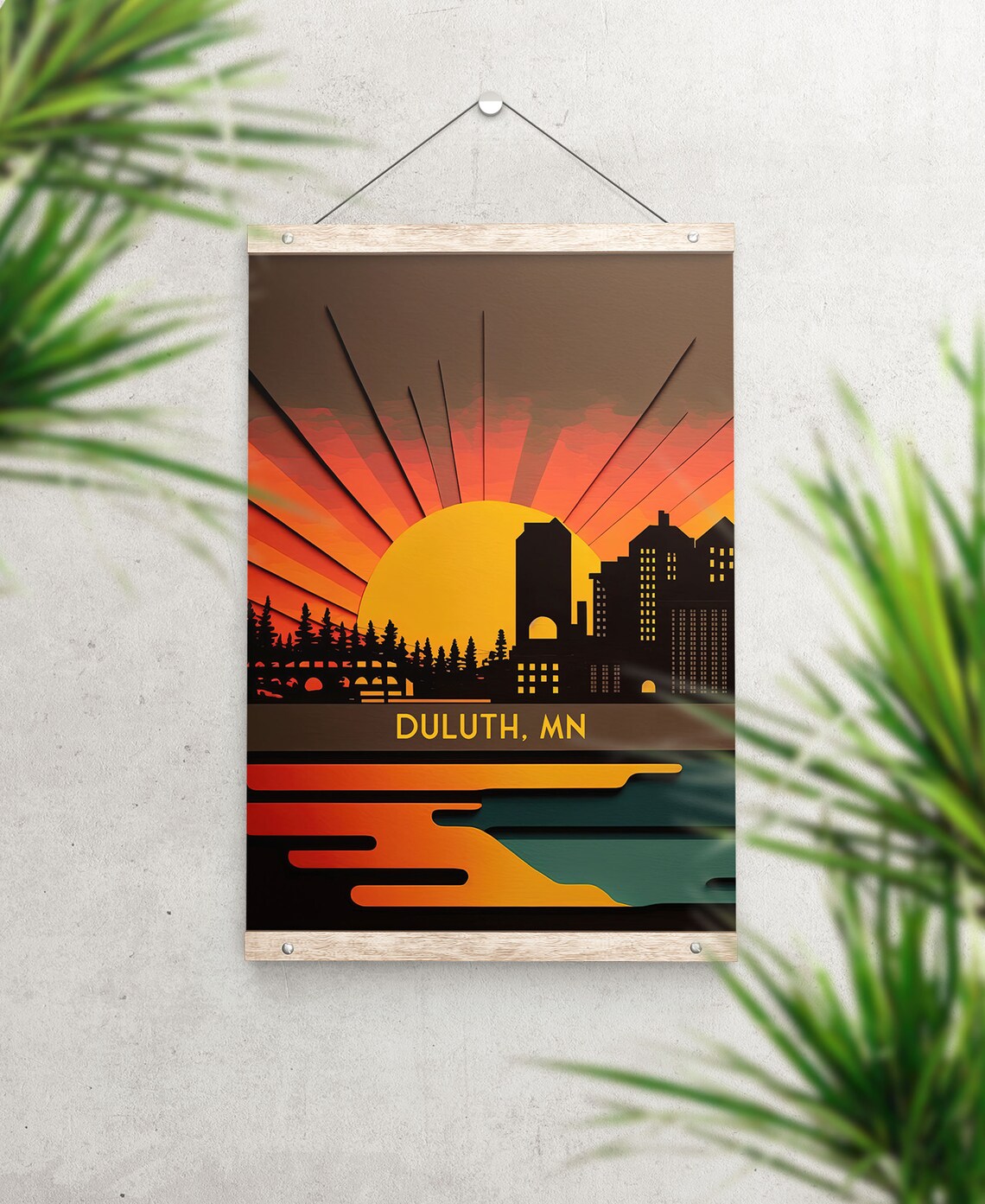 Duluth Minnesota Lake Superior Travel Poster - Image 5