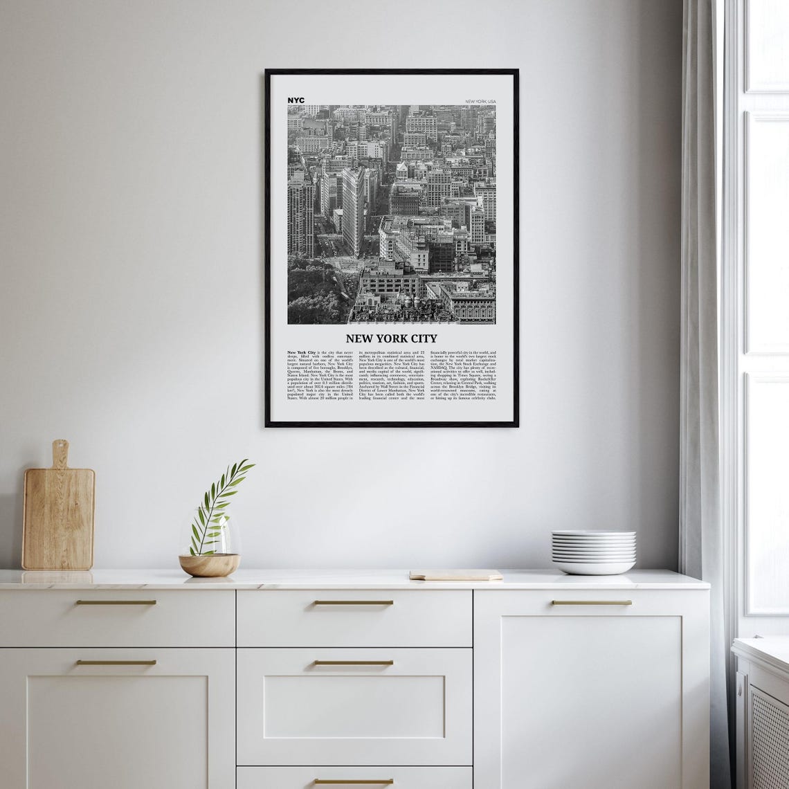 New York City Print Black And White No 6 New York Wall Art New York Poster New York Photo Nyc Black And White Poster Print Usa - Image 2