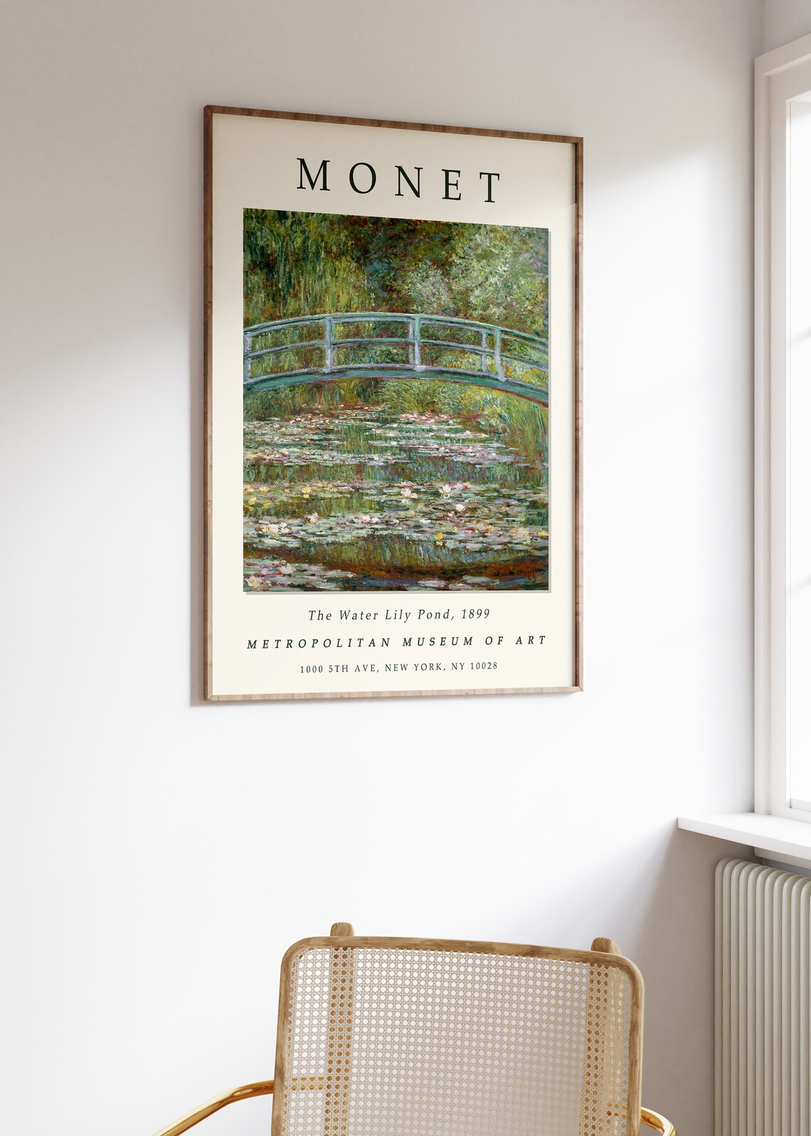 Claude Monet Water Lilies Nature Poster Print - Image 3