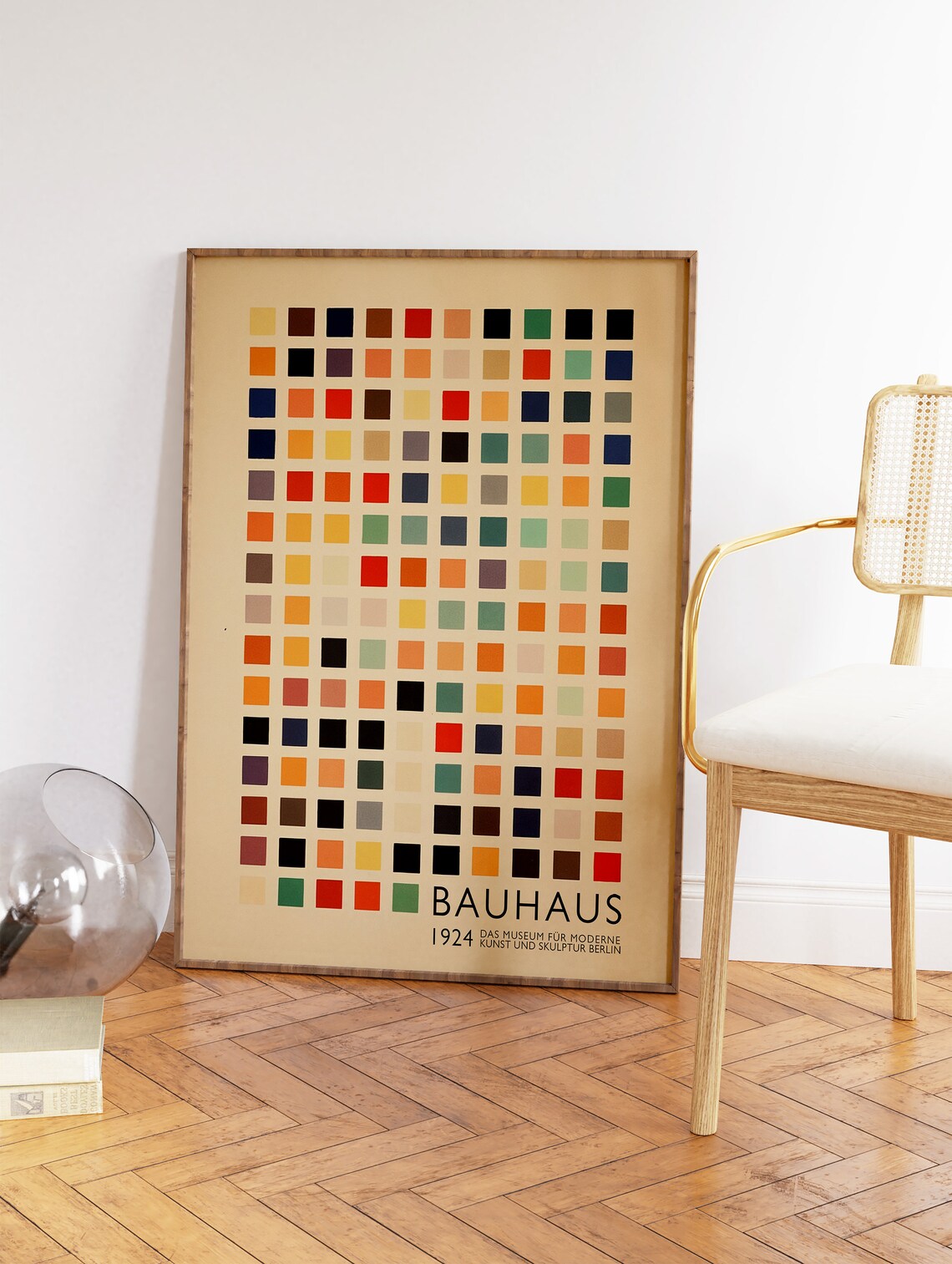 Retro Bauhaus Poster, Modernist Geometric Art Print - Image 2