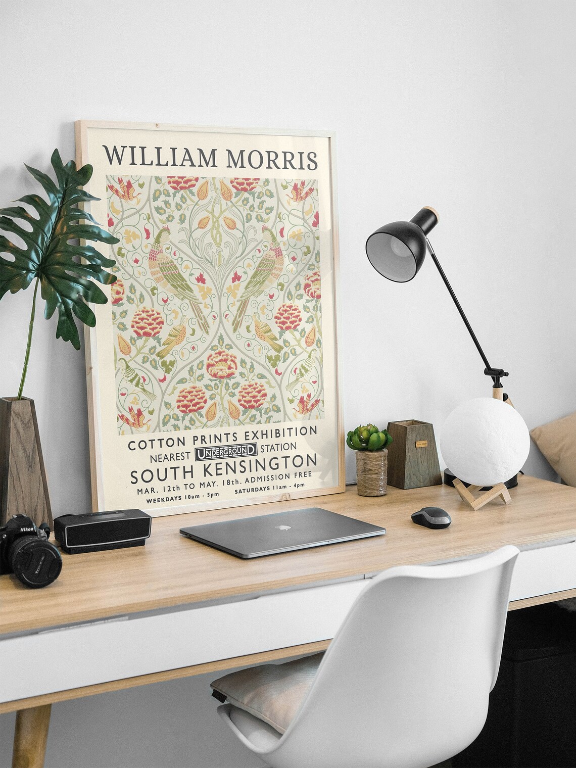 William Morris Floral Exhibition Poster, Vintage Print - Image 2