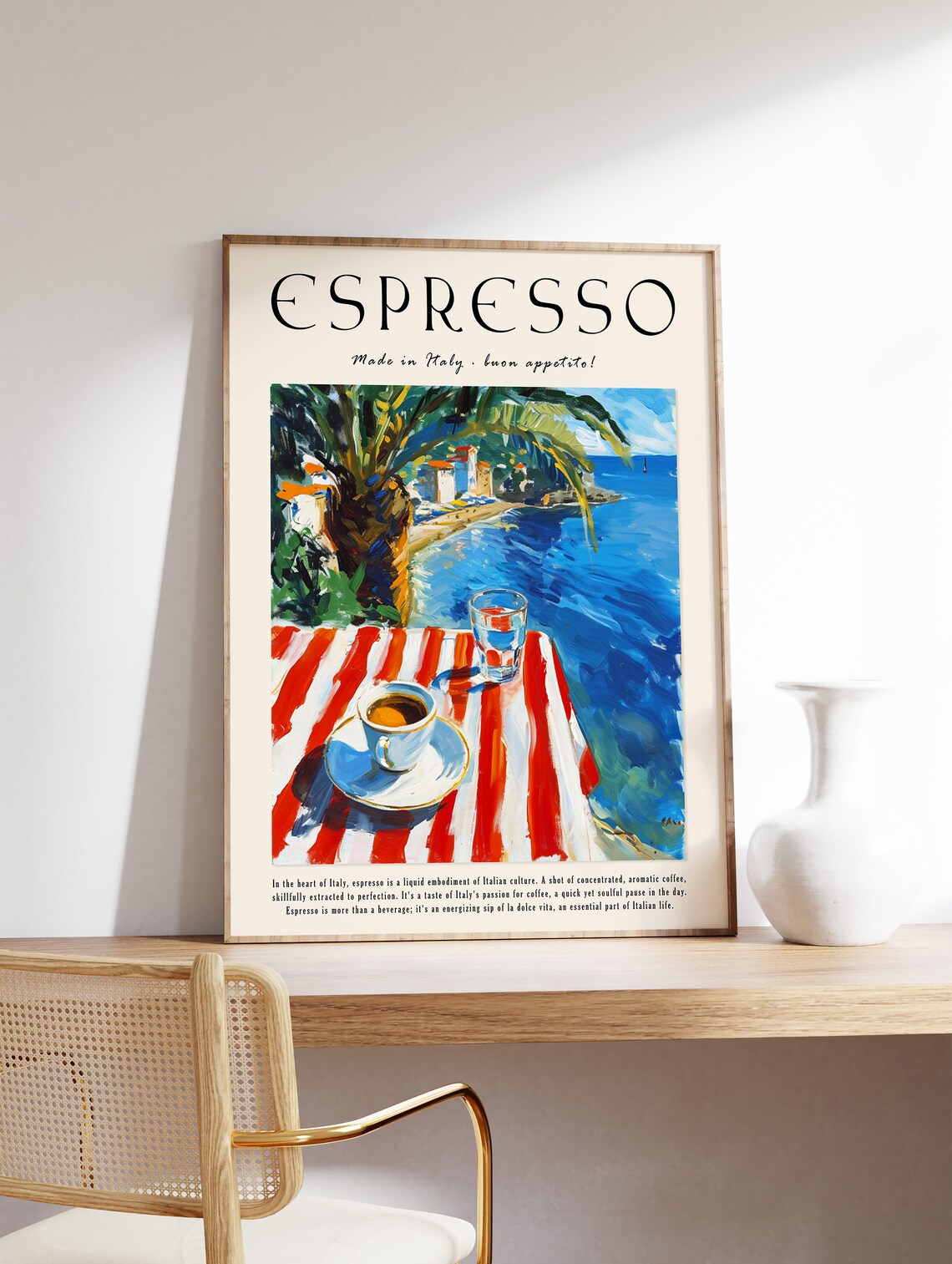 Coffee Poster Espresso Print Food Poster Kitchen Decor Italian Coffee Art Retro Coffee Art Vintage Food Art Food And Drink Poster - Image 3