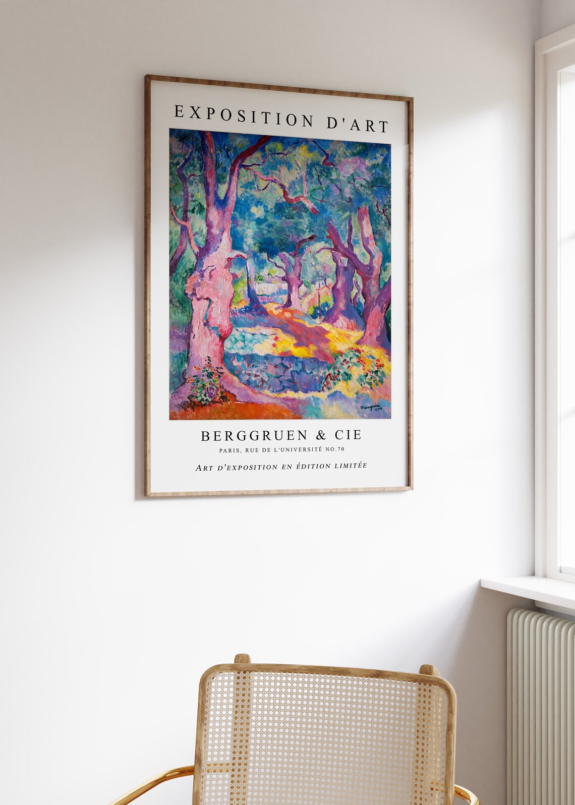 Henri Manguin Olive Trees in Cavalier Exhibition Poster - Image 2
