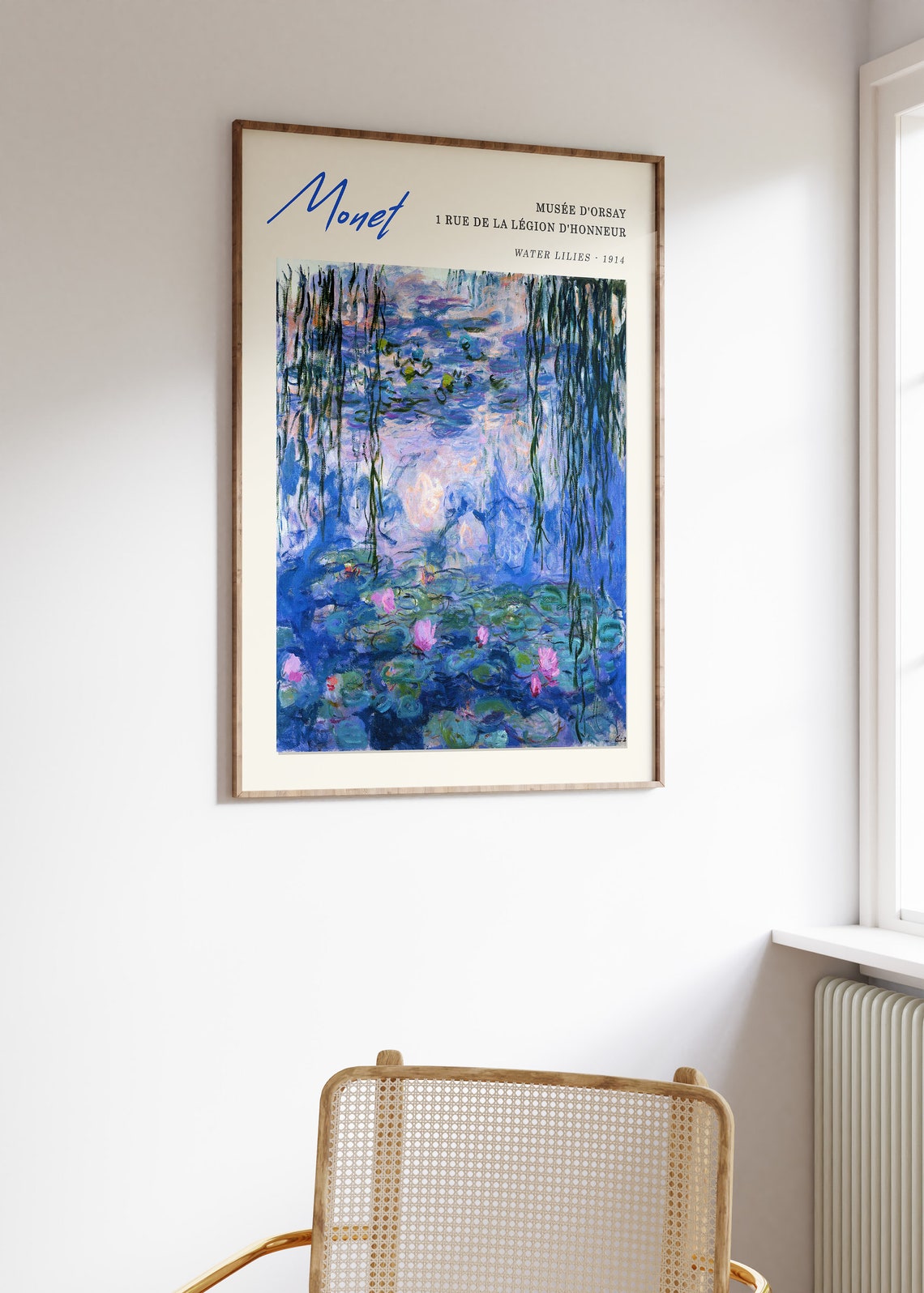 Claude Monet Water Lilies 1914 Musee dOrsay Gallery Art Poster - Image 2