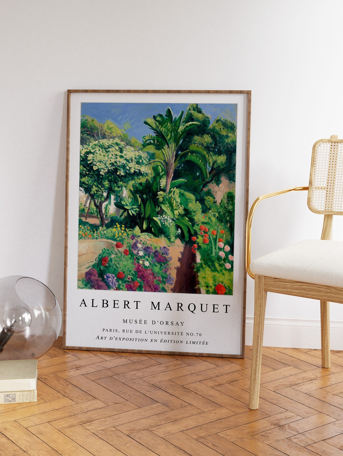 Albert Marquet Garden Painting Paris Exhibition Floral Poster - Image 3
