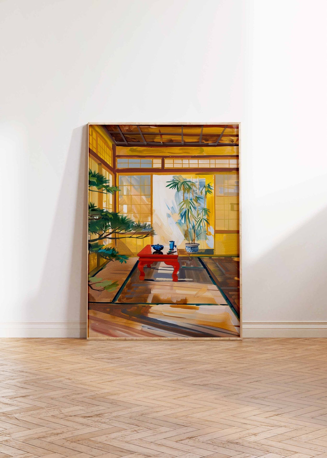Traditional Japanese Tea House Poster Japanese Art Print Japanese Food Poster Asian Decor Traditional Japanese Art Oriental Print - Image 3