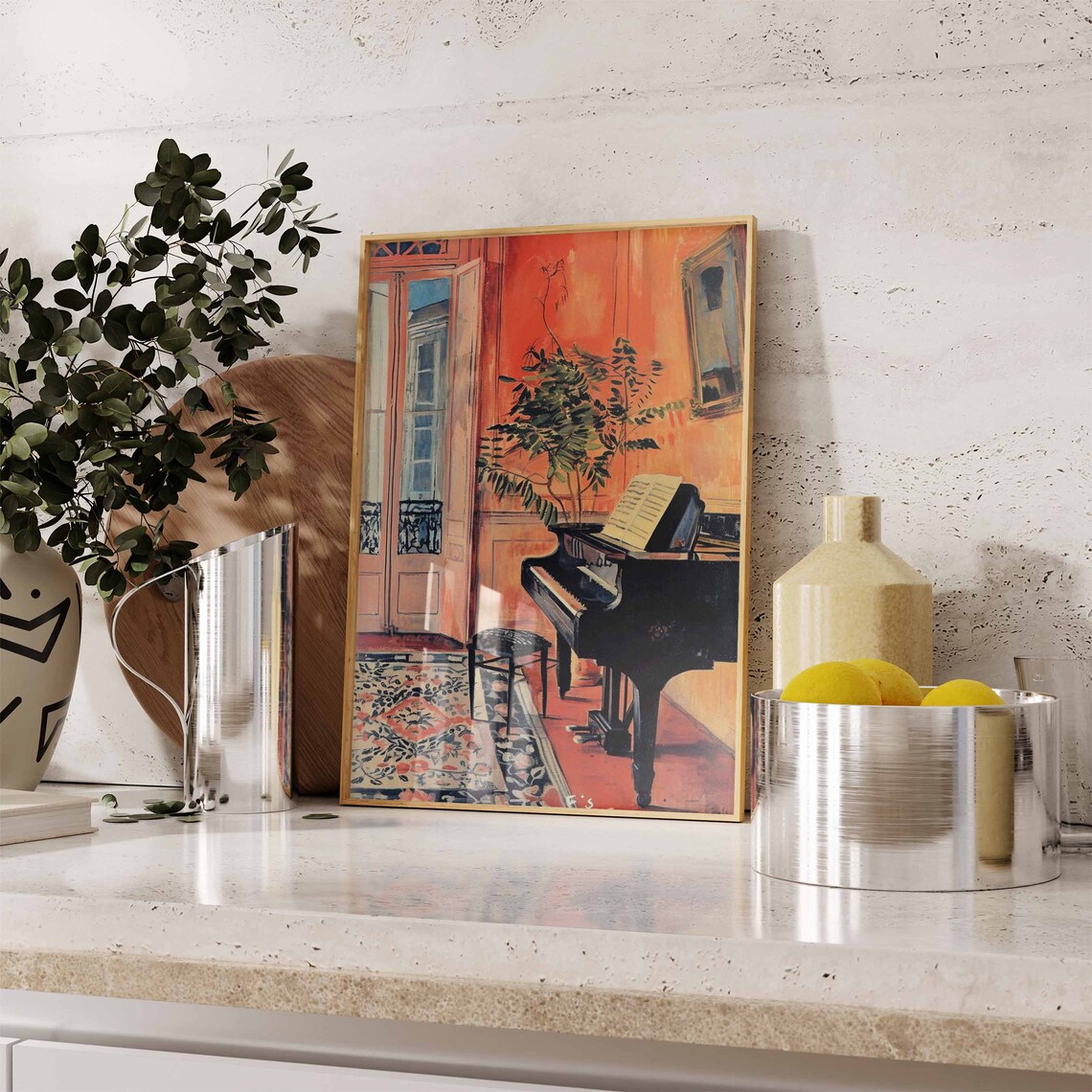 Piano Music Decor Wall Art Print, Music Lovers Gift - Image 3