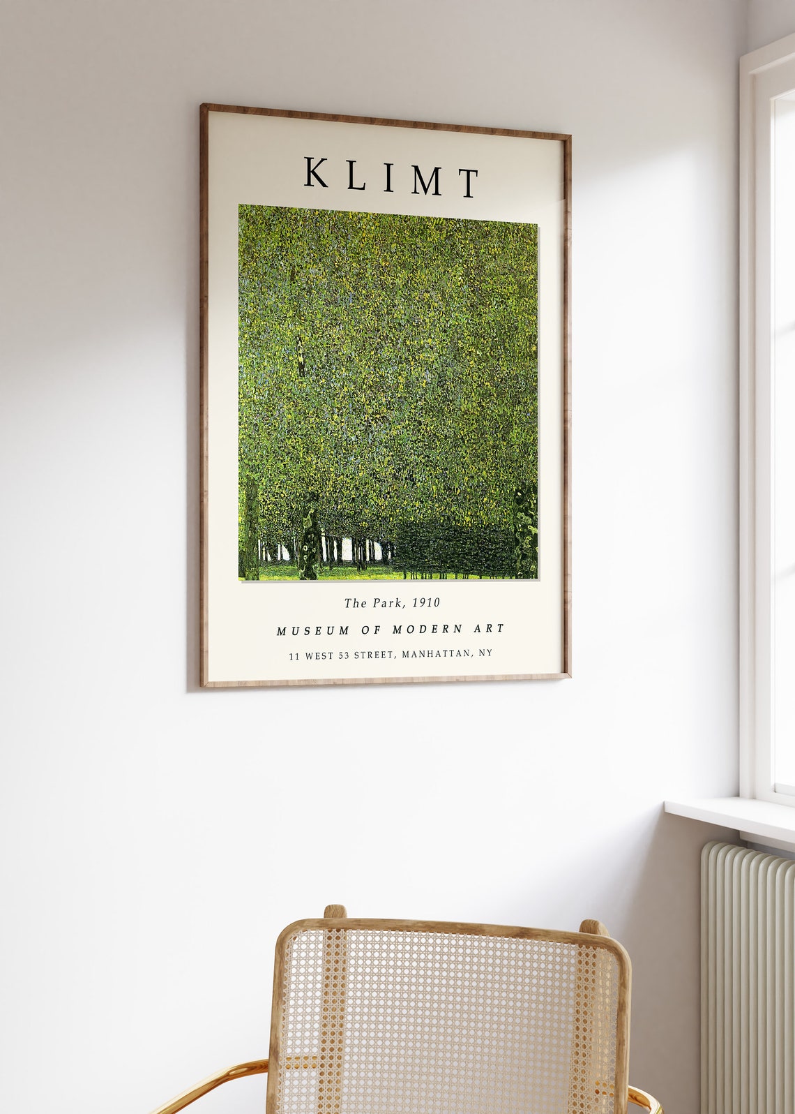 Klimt The Park 1910 Green Tree Canopy Museum Style Art Poster - Image 3