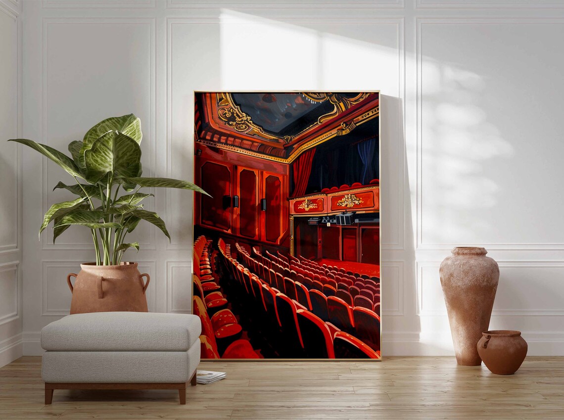 Vintage Movie Theatre Retro Cinema Poster Art Print - Image 3