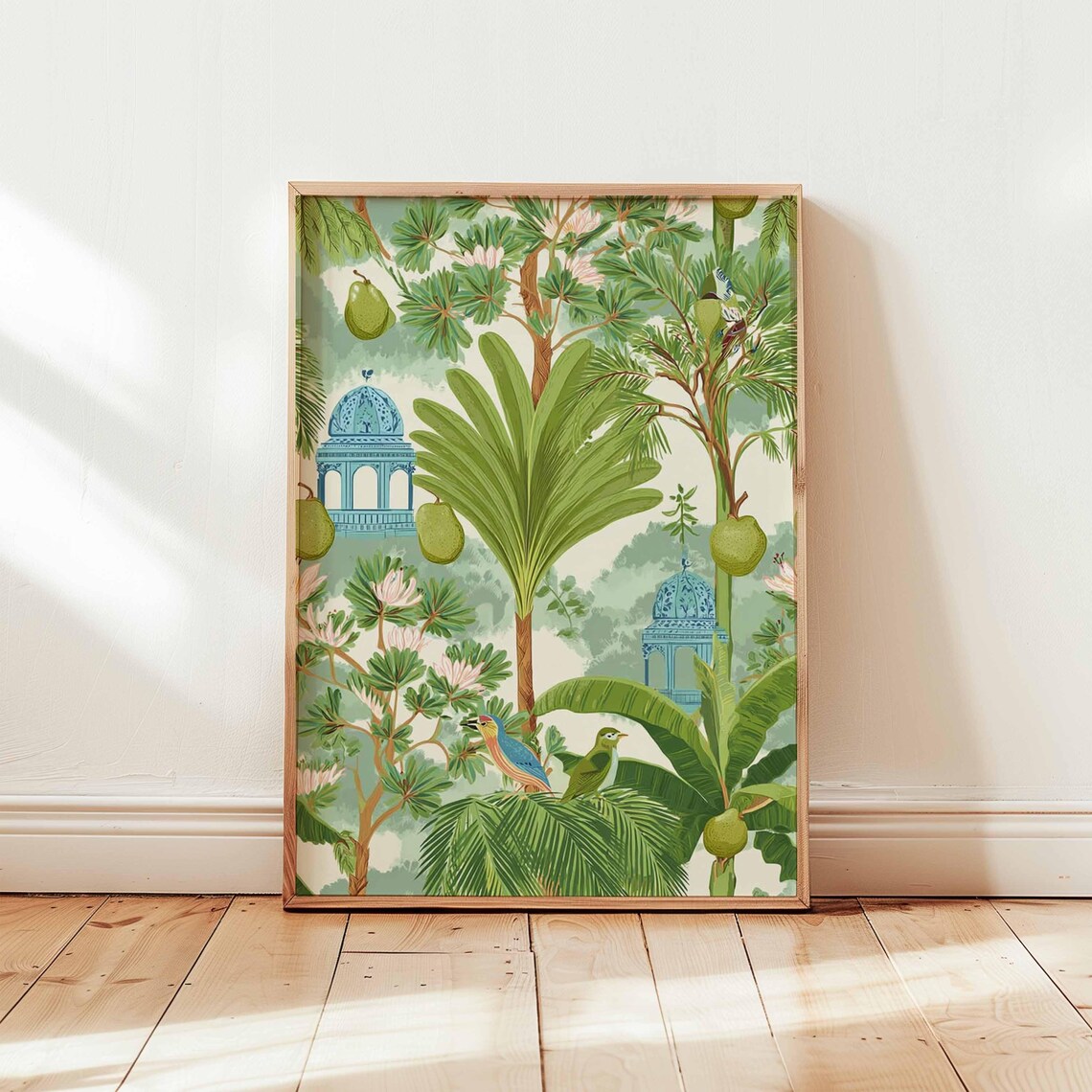 Tropical Botanical Nature Poster, Jungle Art Print