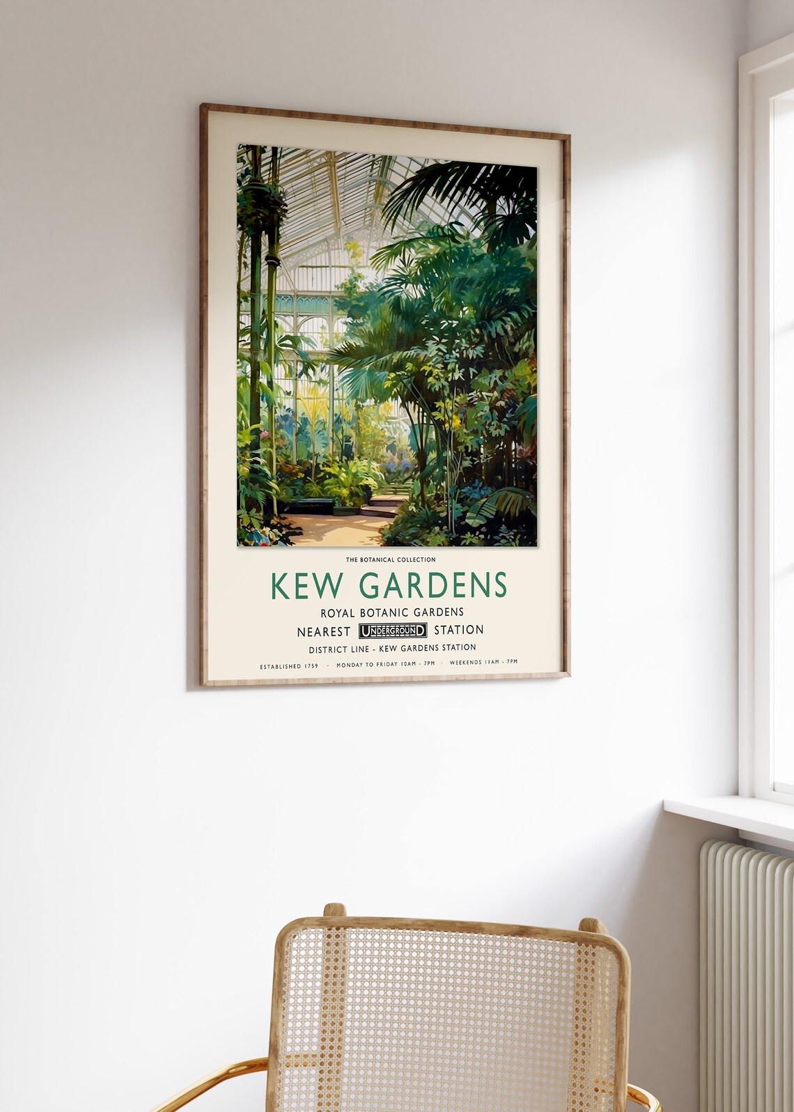 Kew Gardens Vintage Botanical Art Print, London - Image 3