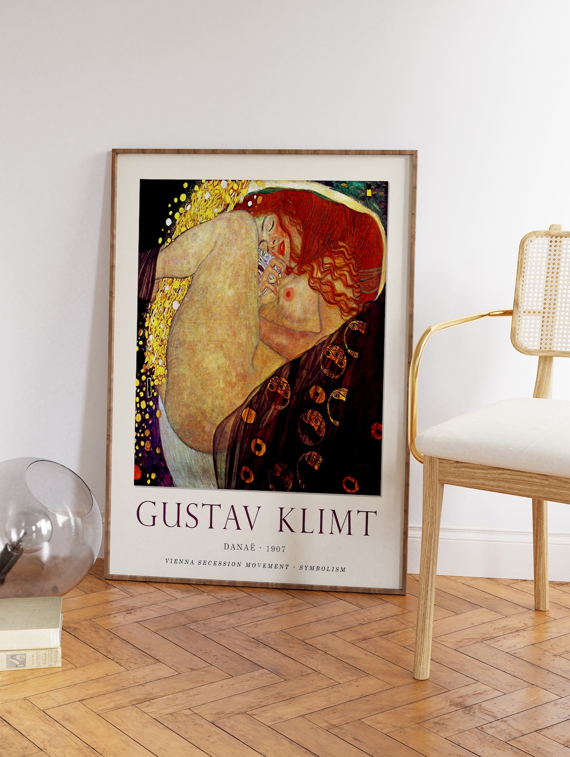Gustav Klimt Danae, Art Nouveau Poster Print - Image 3