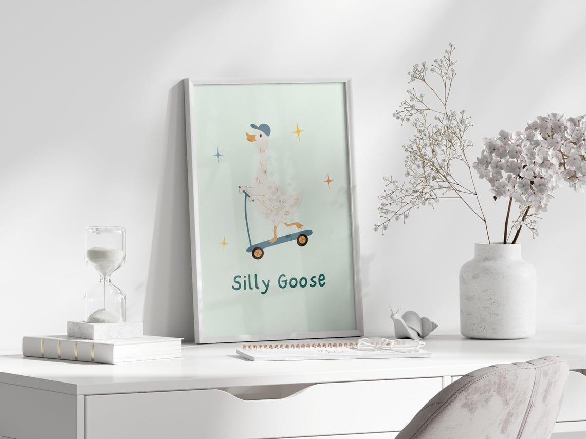 Silly Goose, Funny Quote Wall Decor - Image 2
