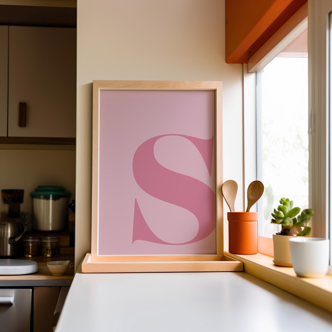 Letter S Alphabet Art, Nursery Wall Decor - Image 4