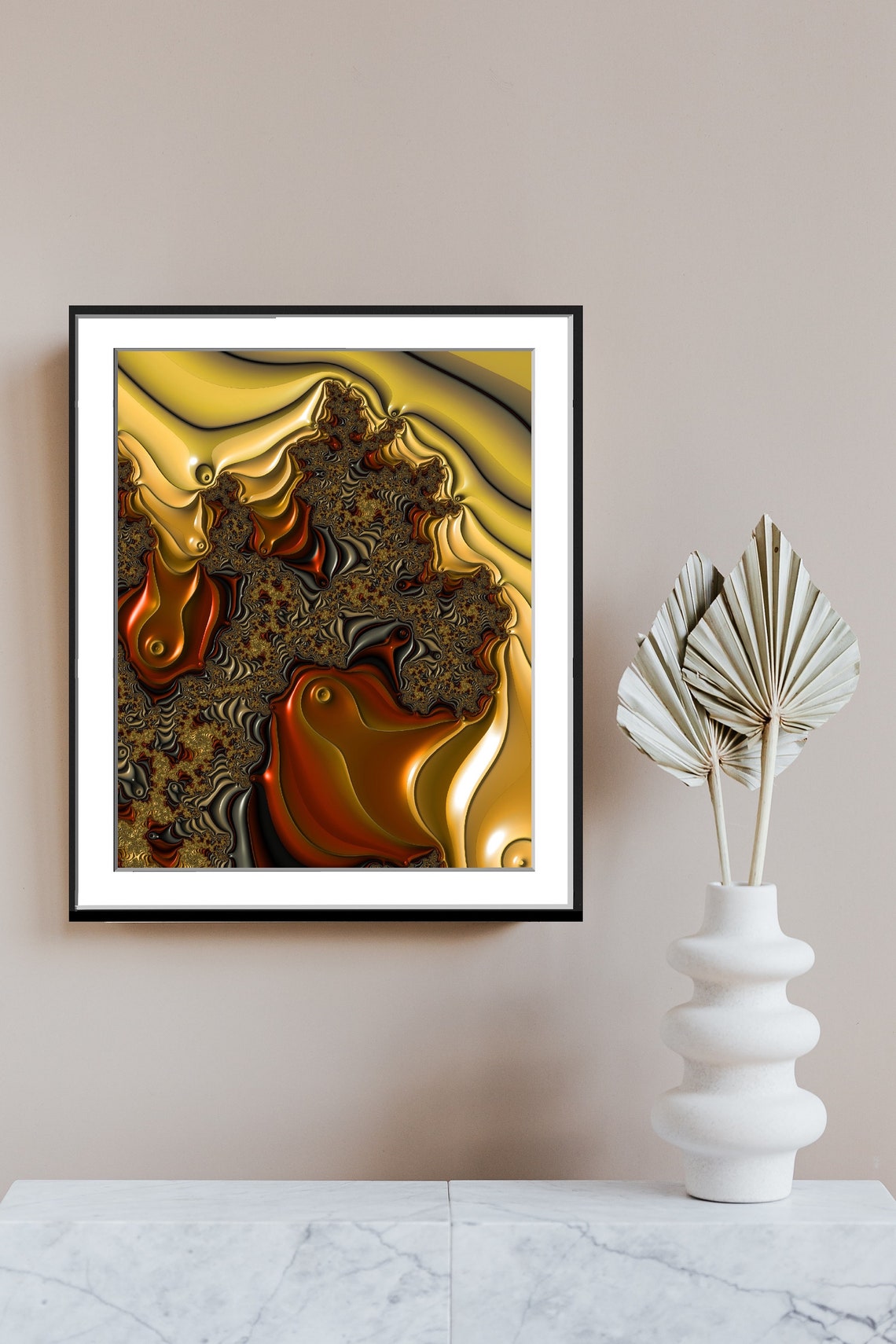 Fractal Art, Warm Colors and Gradients
