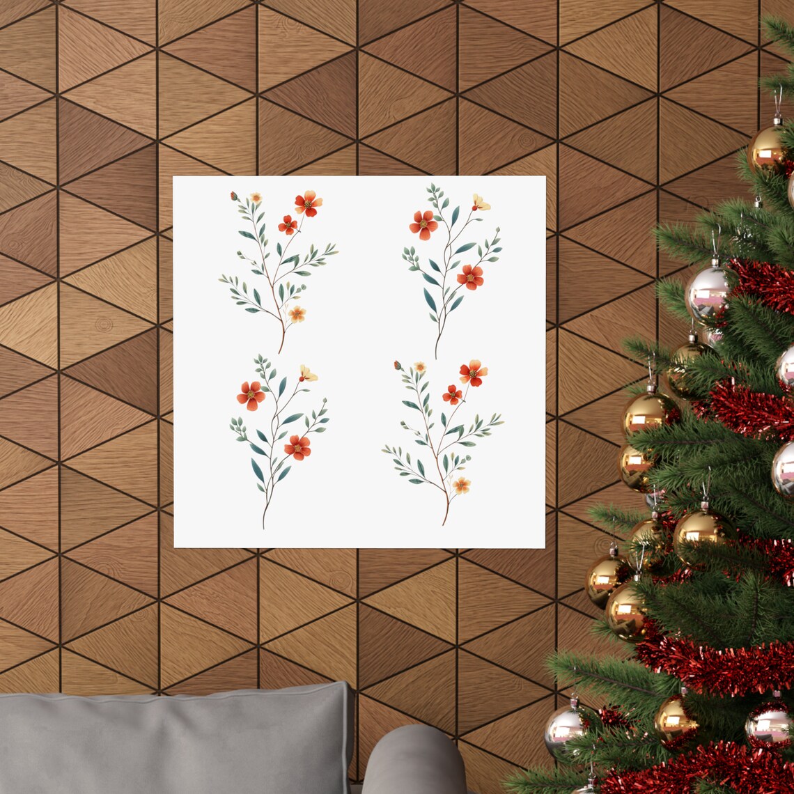 Wildflower Line Art - Botanical Line Print - Image 4