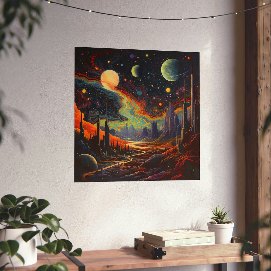 Post Impressionist On Another Planet, Trippy Space