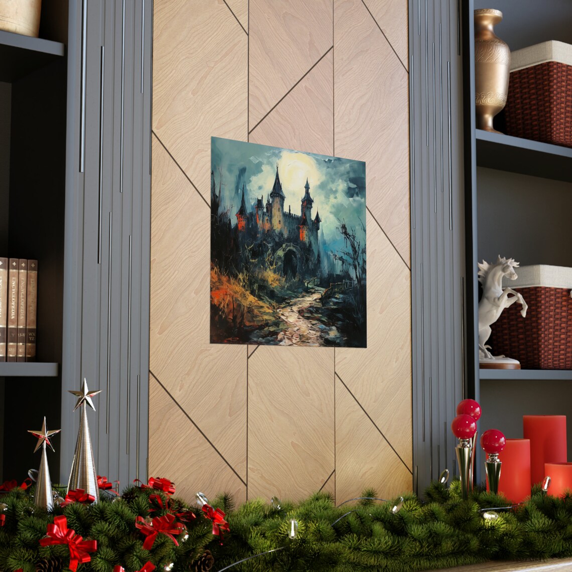 Abandoned Castle, Post-Impressionism Art Print - Image 3