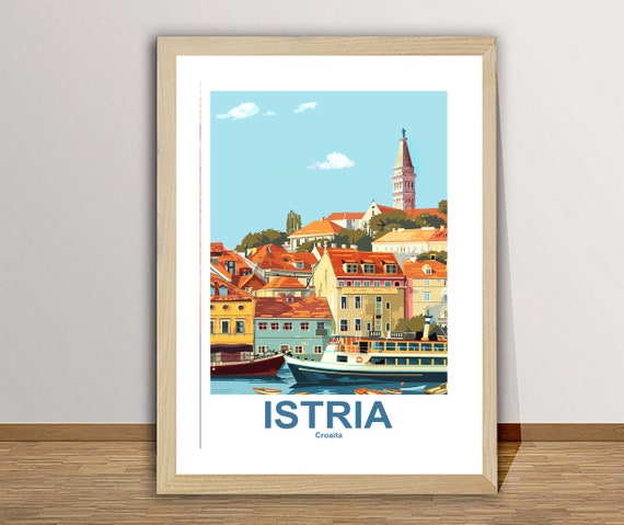 Istria Croatia Travel Poster By Wed Croatia Poster Gift Idea Wall Decor