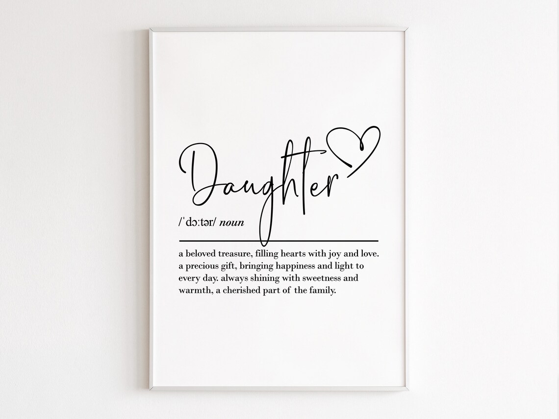 Daughter Birthday Gift For Her Poster Print - Image 3