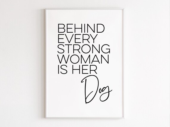 Dog Print Wall Art Lover Gift Pet Gifts Funny Poster Quotes