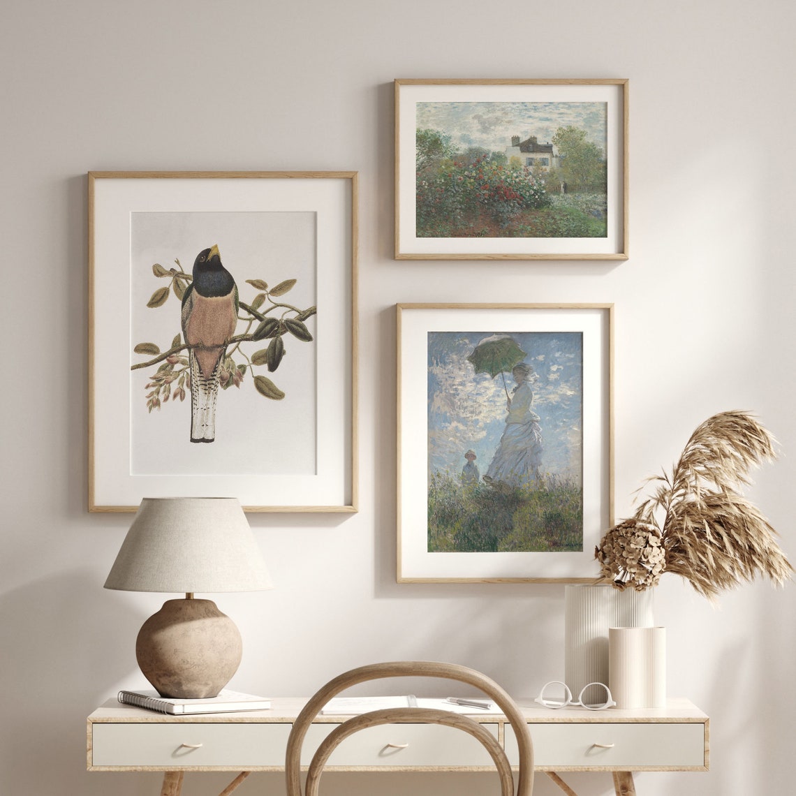 Vintage Bird Art Nursery Wall Decor For Girls Room Country Farmhouse Poster Bird Painting Bathroom Art C16 753 - Image 2