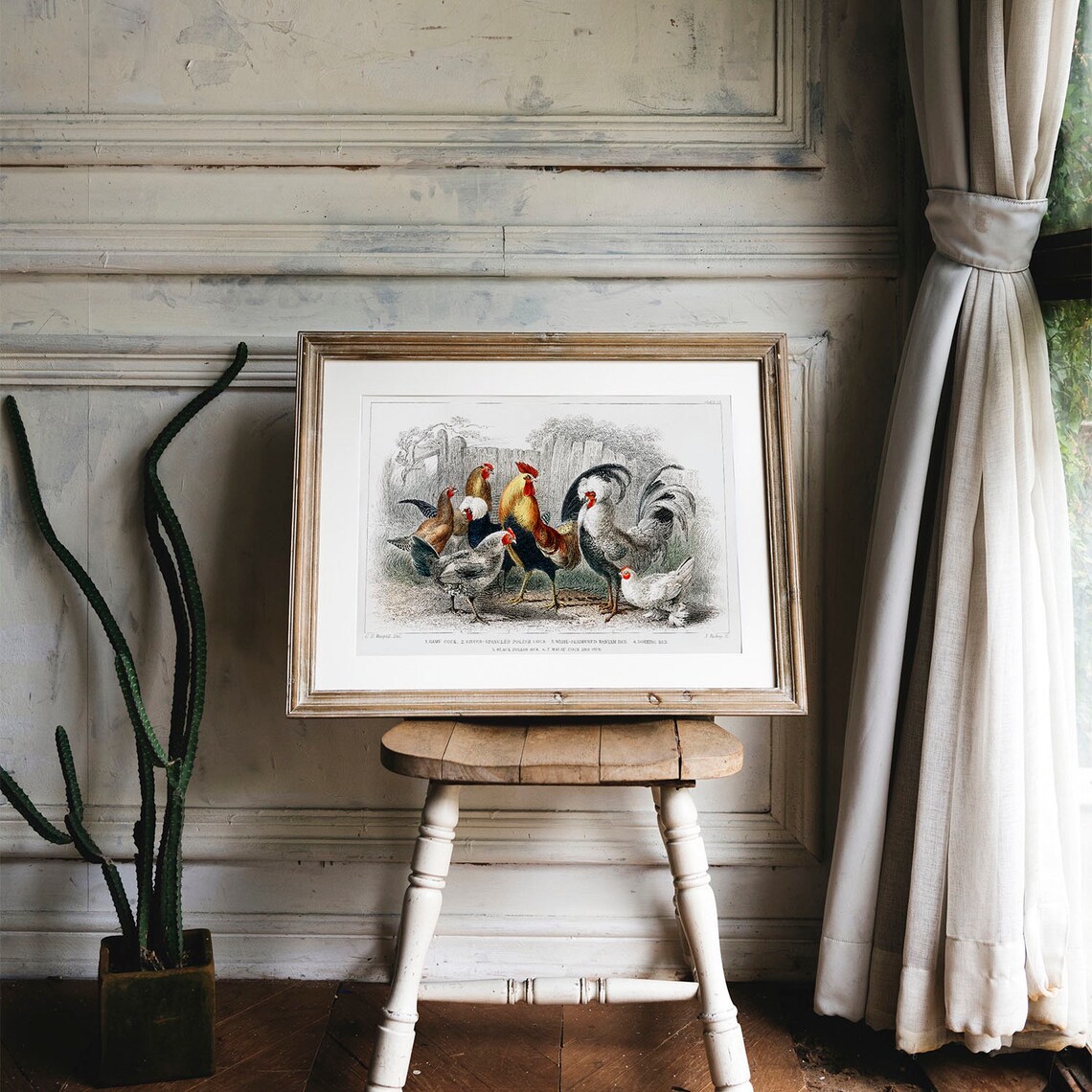 Farm Animals Antique Animal Drawing, Vintage Poster - Image 4