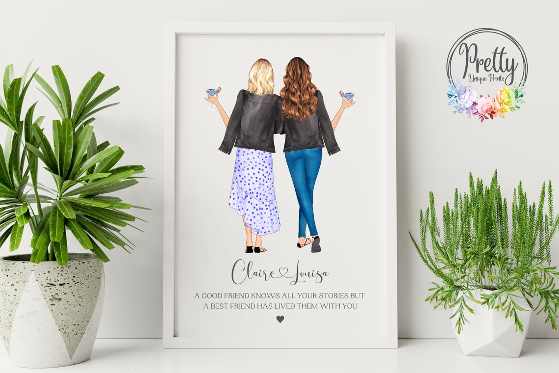 A Good Friend Knows All Your Stories Best Friend Quote Poster