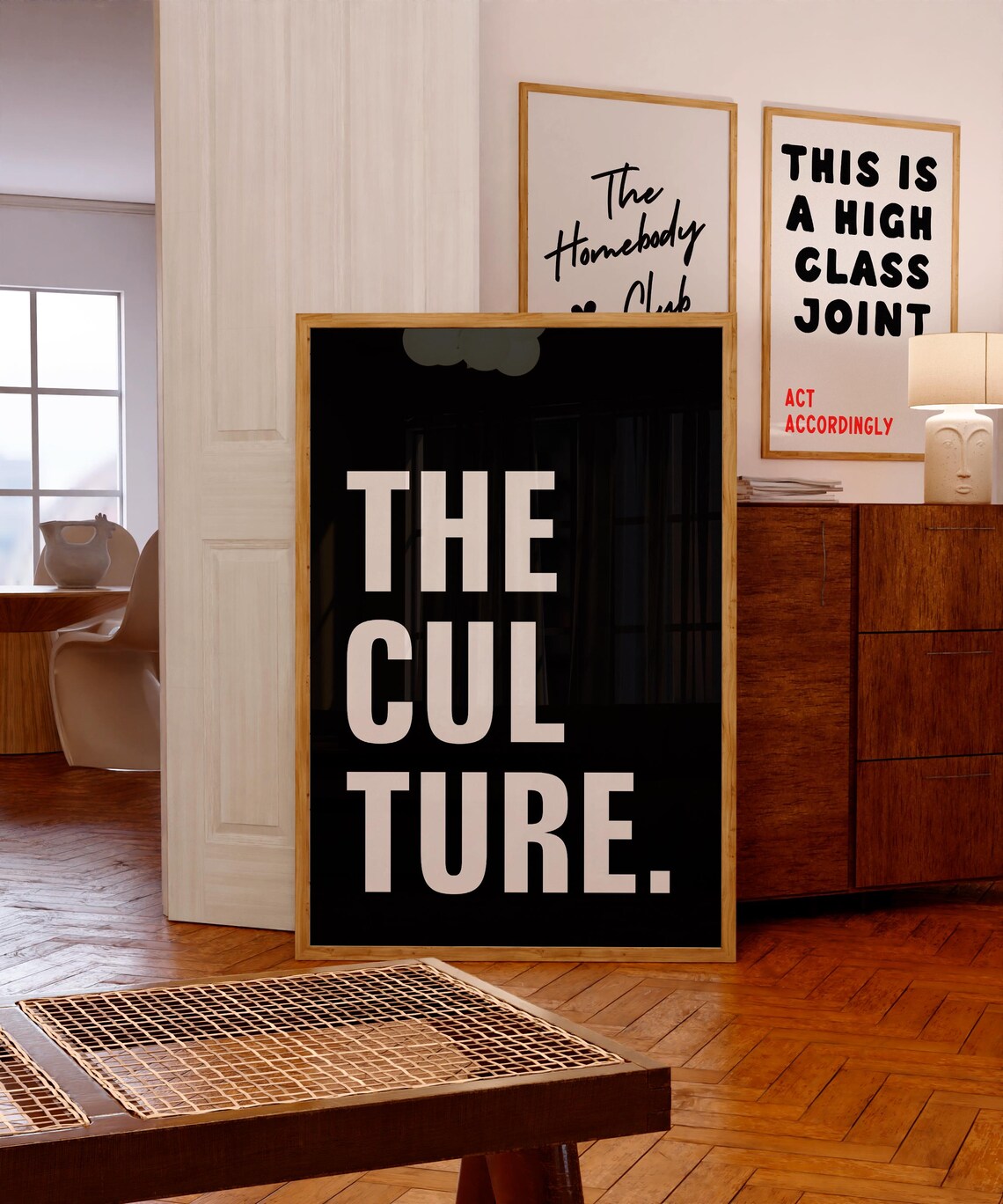 The Culture Entryway Art Set of 3, Trendy Poster
