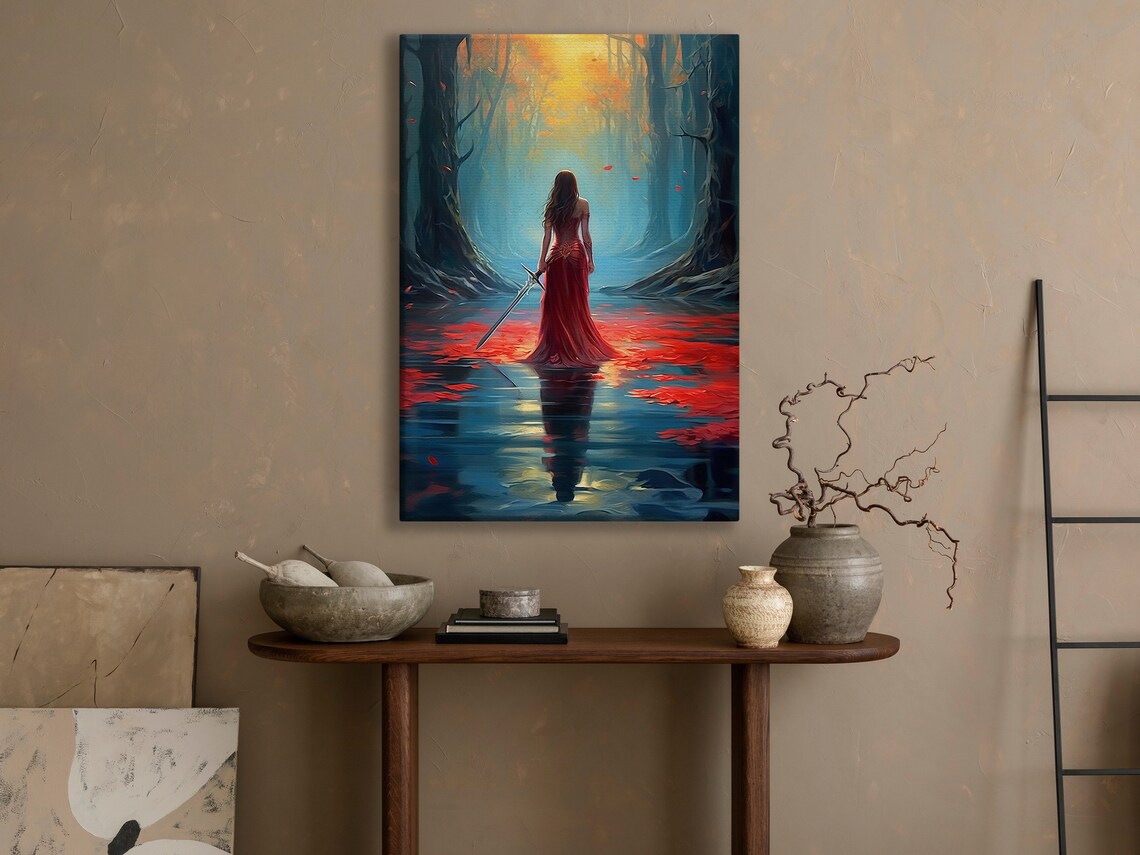 Athena Goddess, Dark Academia Gothic Art Print - Image 4