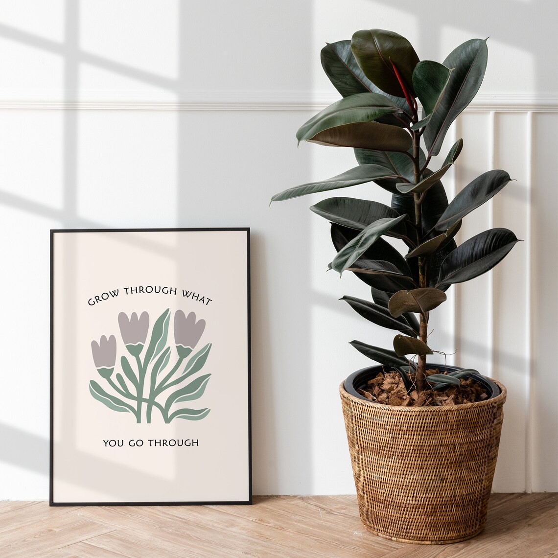Grow Through What You Go Through Poster Print - Image 3